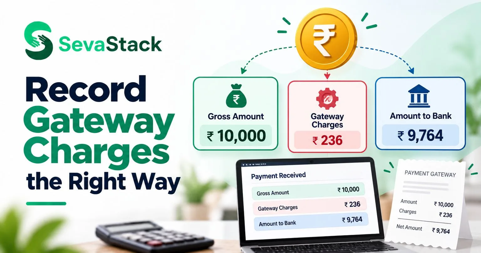Payment Gateway Charges: How NGOs Should Record Them