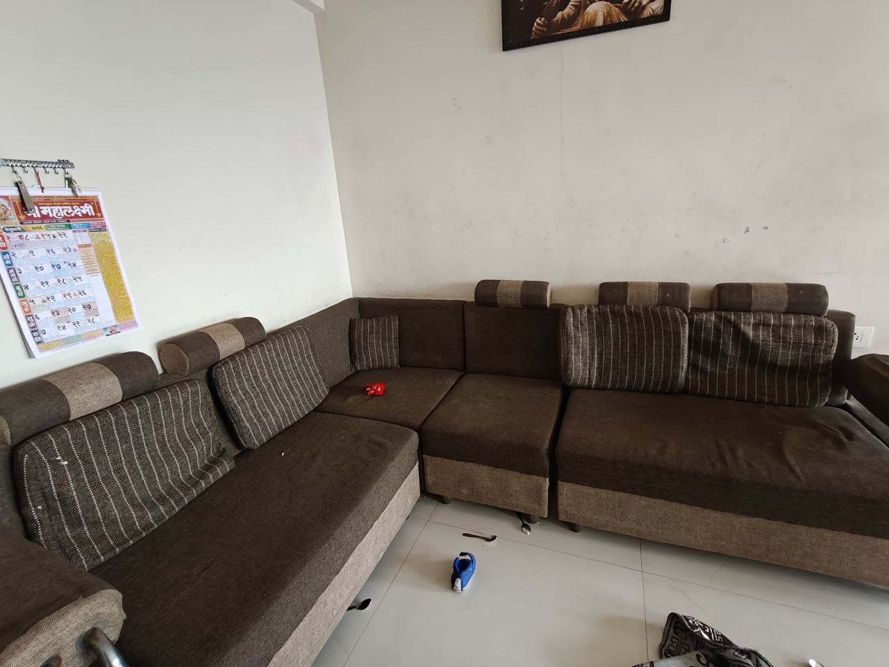 6 seater wooden sofa set — photo 1