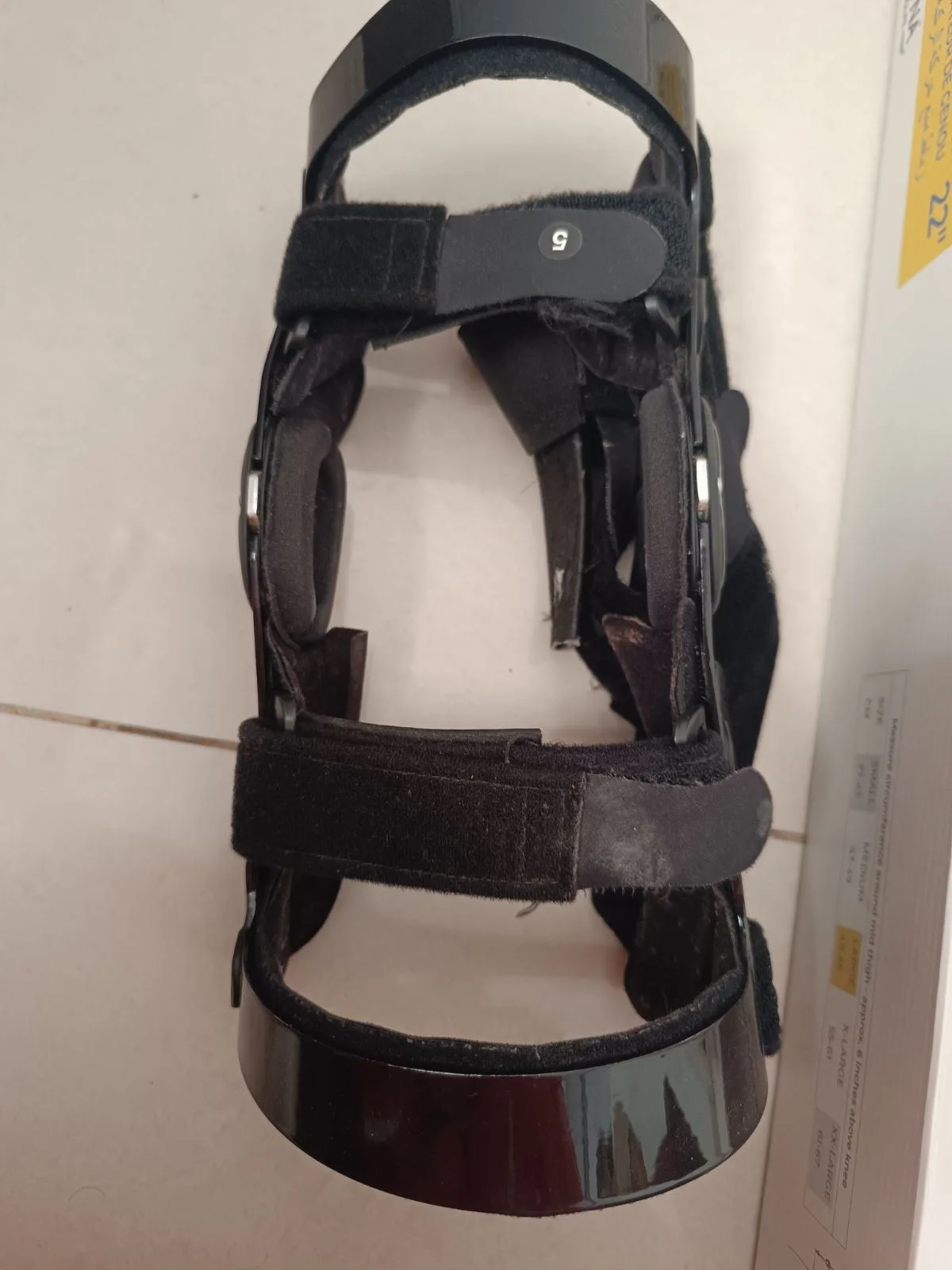 Immobilized leg brace, leg brace with metered degree mobilization, splint for foot drop — Chennai