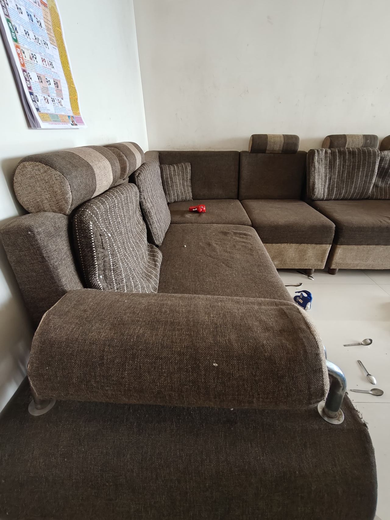 6 seater wooden sofa set — photo 3