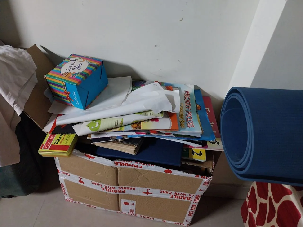 Few engineering books, few school books and stationery — Ahmedabad