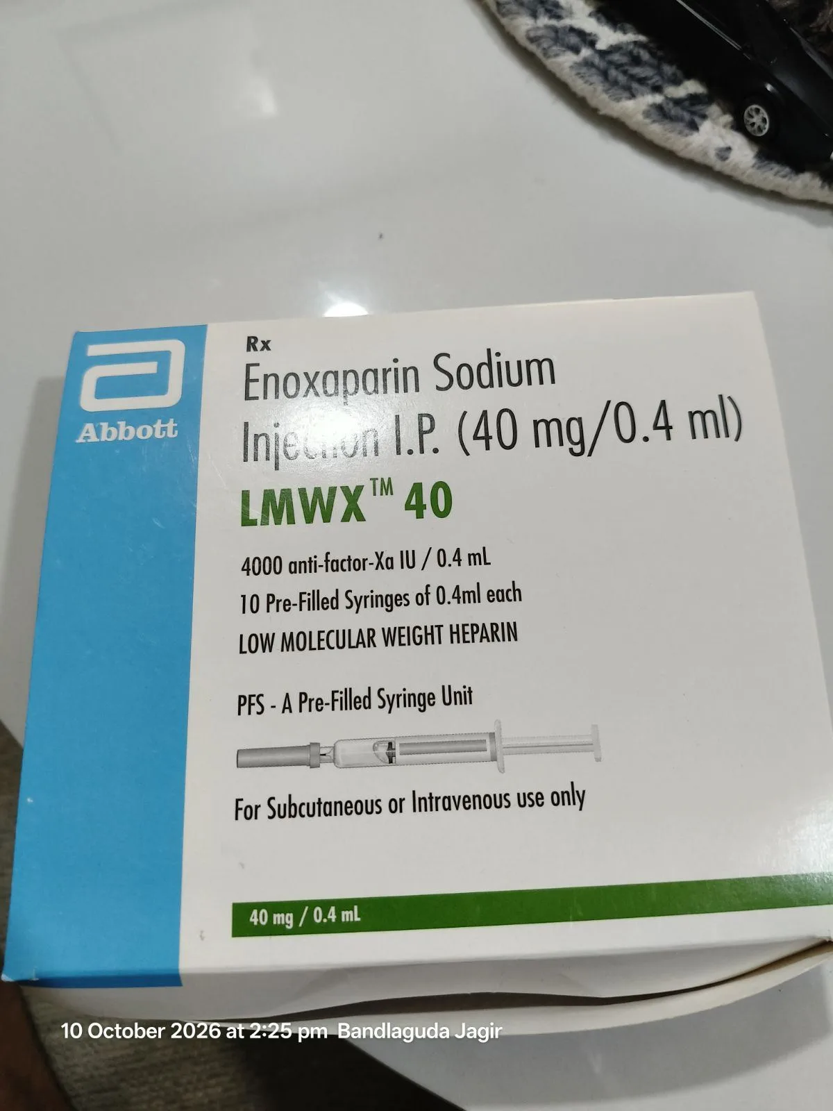 Enoxaparin sodium injected — photo 2