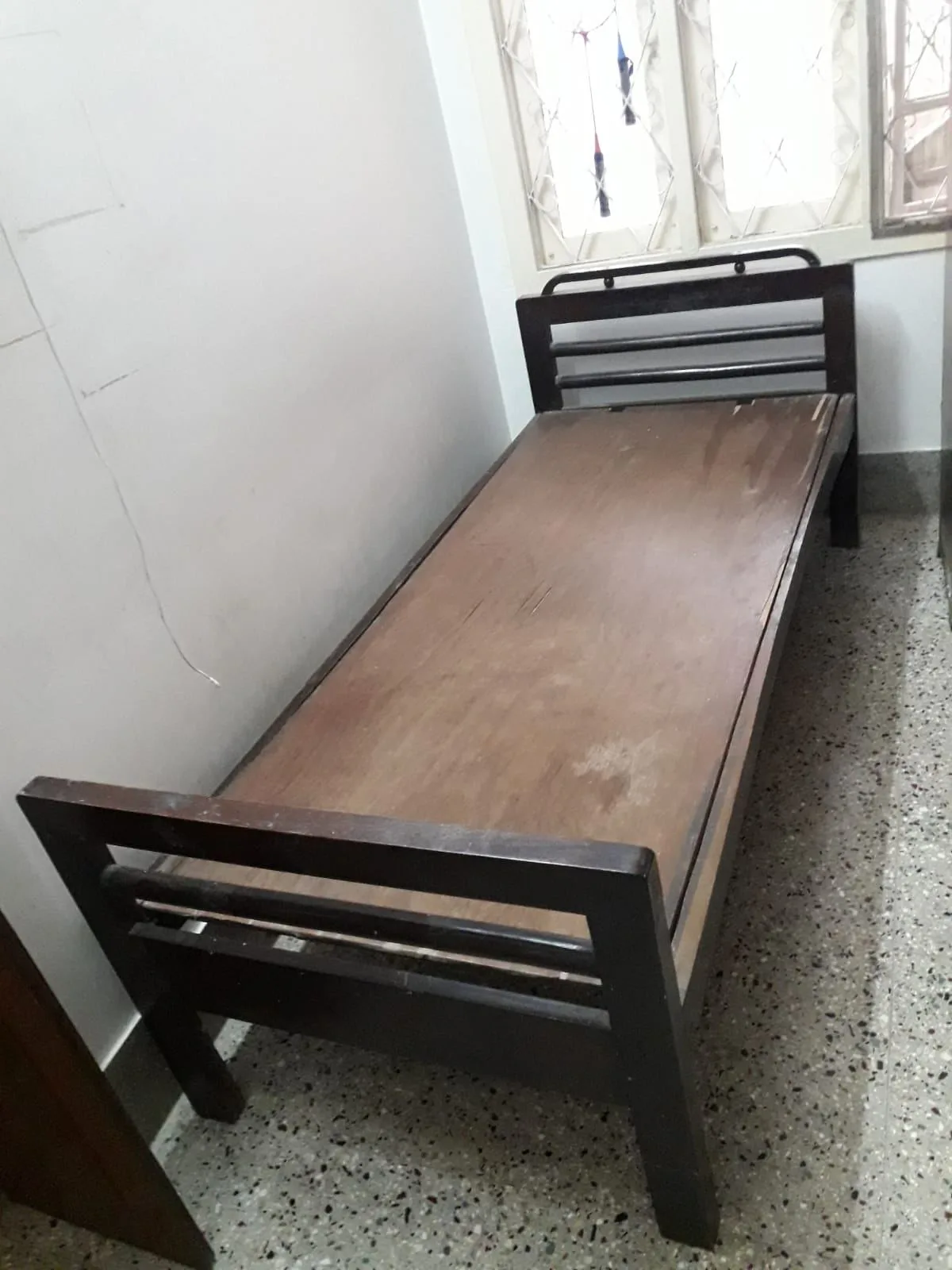 Wooden bed 2 nos — Furniture donation in Bengaluru